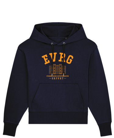 Hoodie | Kapuzensweatshirt | lässiger Schnitt | unisex | navy - EVRG