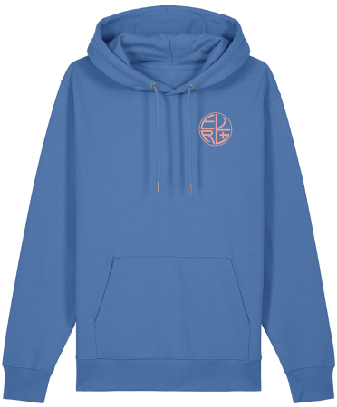 Hoodie | Kapuzensweatshirt | Herren | bright blue | EVRG Kreislogo