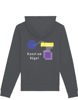 Kapuzenjacke | Unisex | anthracite | Universität Erfurt Fachschaftsrat Kunst