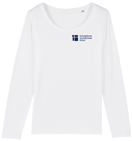 T-Shirt | Langarm | Damen | weiß | Evangelische Grundschule Erfurt