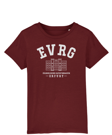 T-Shirt | Kinder | burgundy - EVRG